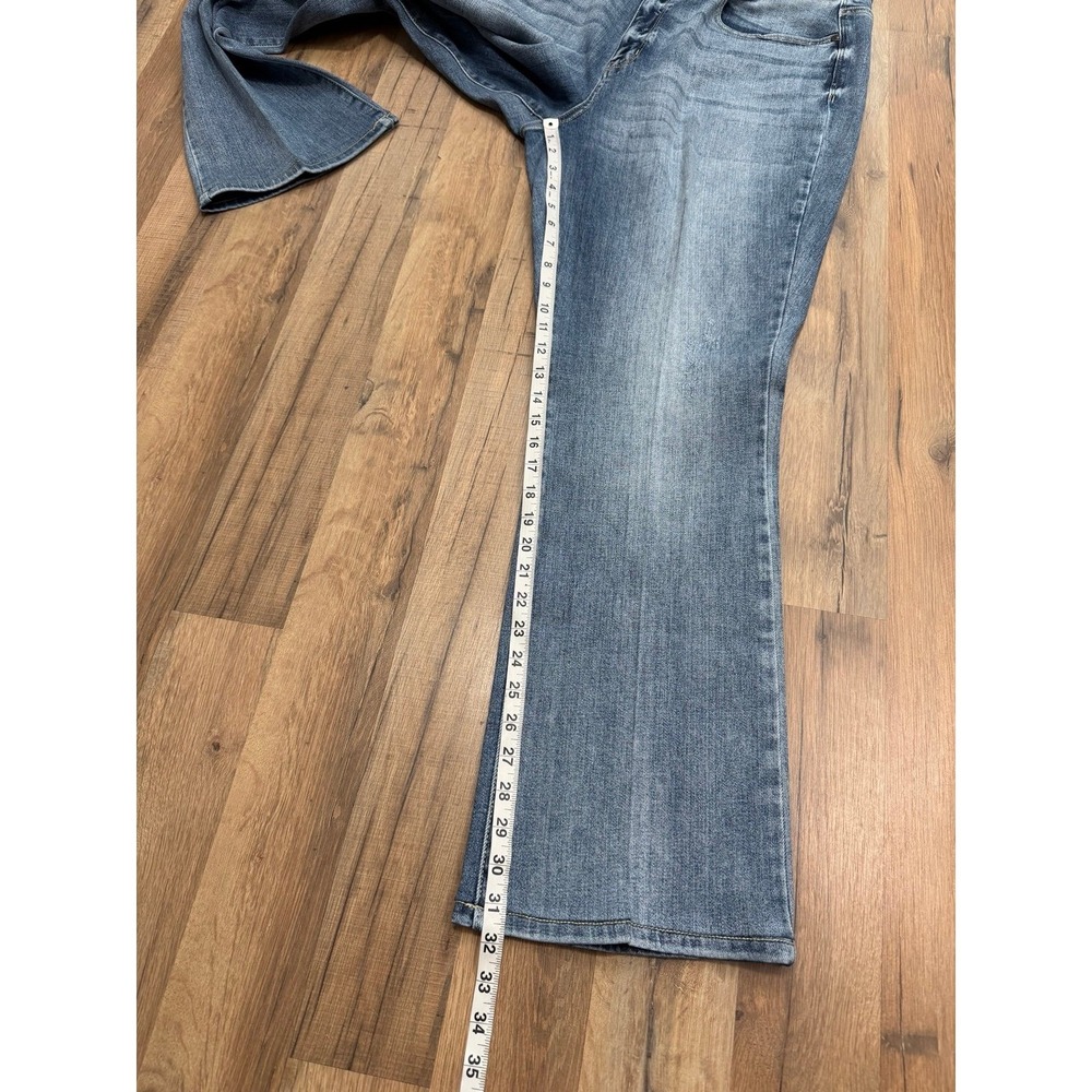 Judy Blue Bootcut Jeans Womens Plus 20W Mid Rise Stretch Blue Denim 32 Inseam - Picture 9 of 10